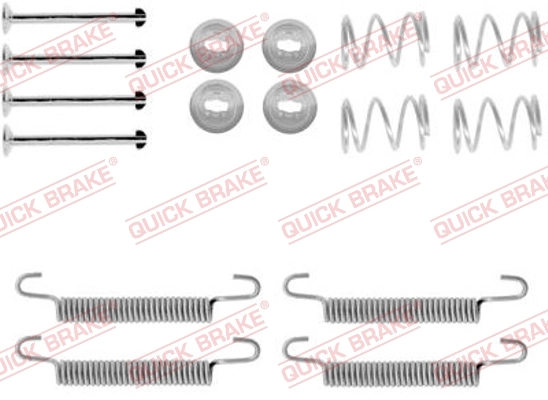 Accessory Kit, parking brake shoes